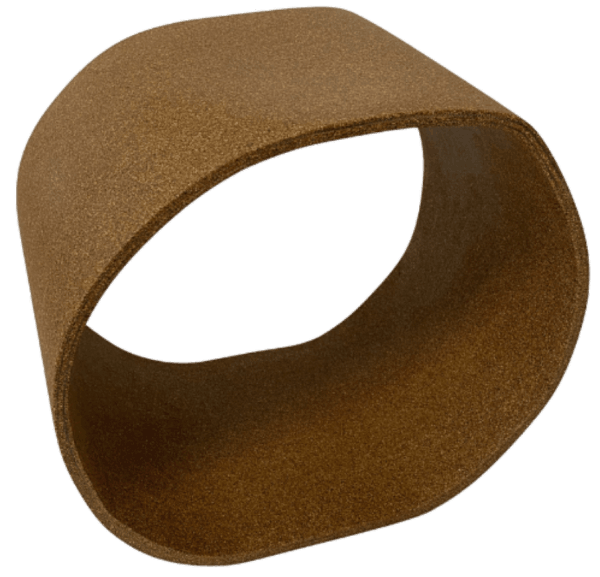 Freischwinger-Stuhl aus Bambusholz